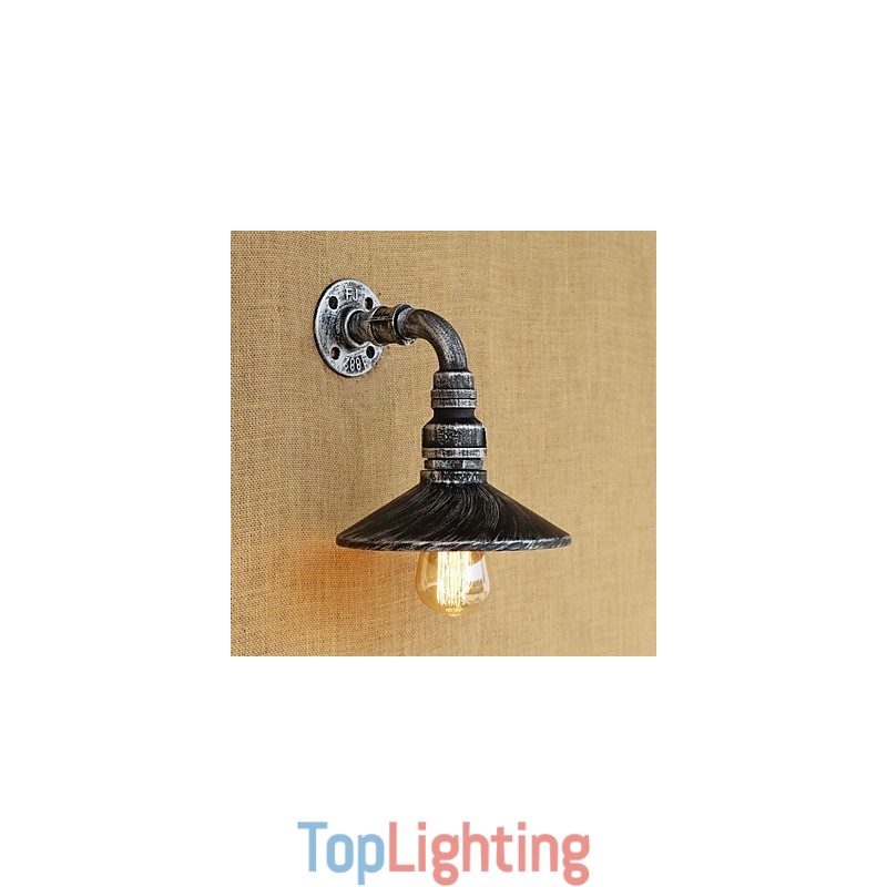 Rustic Lodge Country Retro Painting Feature for Mini Style Ambient Light Wall Sconces