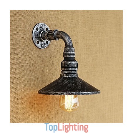 Rustic Lodge Country Retro Painting Feature for Mini Style Ambient Light Wall Sconces
