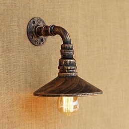 Rustic Lodge Country Retro Painting Feature for Mini Style Ambient Light Wall Sconces