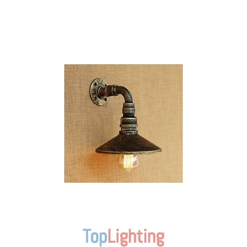 Rustic Lodge Country Retro Painting Feature for Mini Style Ambient Light Wall Sconces