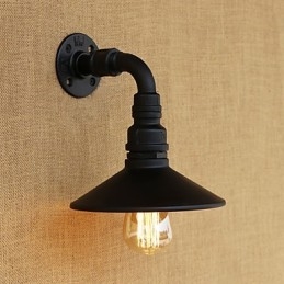 Rustic Lodge Country Retro Painting Feature for Mini Style Ambient Light Wall Sconces
