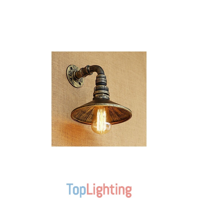 Rustic Lodge Country Retro Painting Feature for Mini Style Ambient Light Wall Sconces