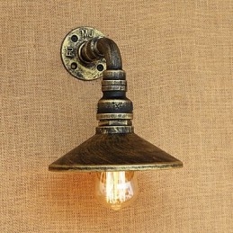 Rustic Lodge Country Retro Painting Feature for Mini Style Ambient Light Wall Sconces