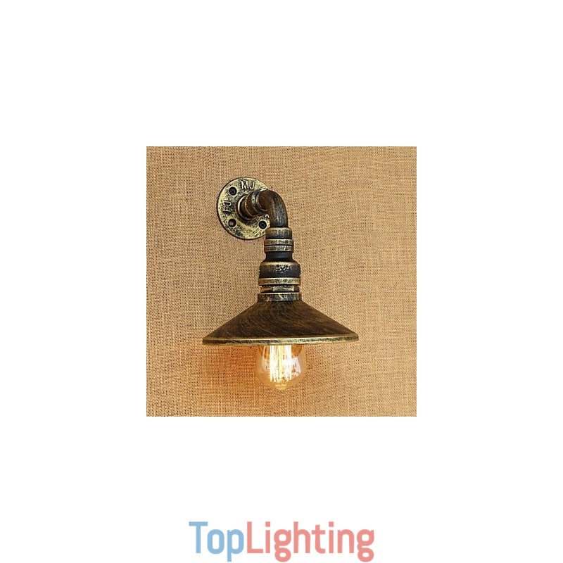 Rustic Lodge Country Retro Painting Feature for Mini Style Ambient Light Wall Sconces