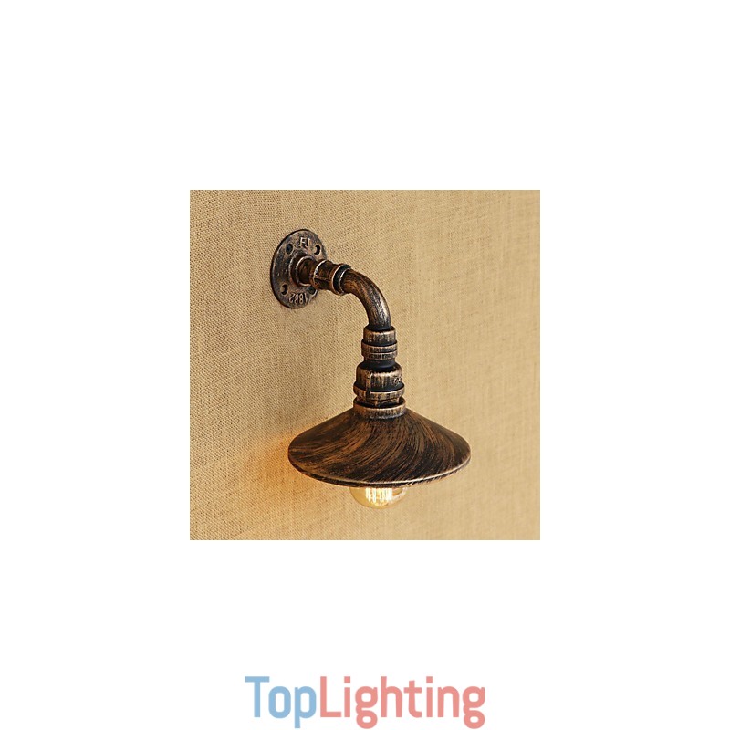 Rustic Lodge Country Retro Painting Feature for Mini Style Ambient Light Wall Sconces