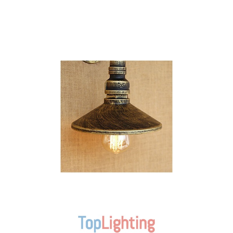 Rustic Lodge Country Retro Painting Feature for Mini Style Ambient Light Wall Sconces