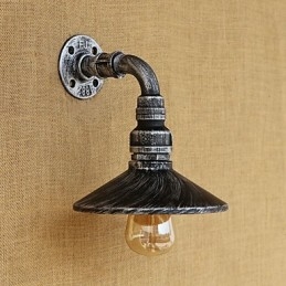 Rustic Lodge Country Retro Painting Feature for Mini Style Ambient Light Wall Sconces