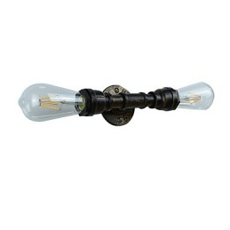 Rustic Lodge Traditional Classic Antique Brass Feature for Ambient Light Wall Sconces Wall Light