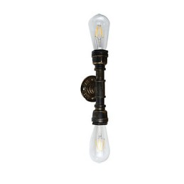 Rustic Lodge Traditional Classic Antique Brass Feature for Ambient Light Wall Sconces Wall Light