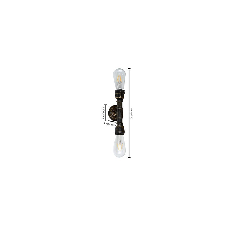 Rustic Lodge Traditional Classic Antique Brass Feature for Ambient Light Wall Sconces Wall Light