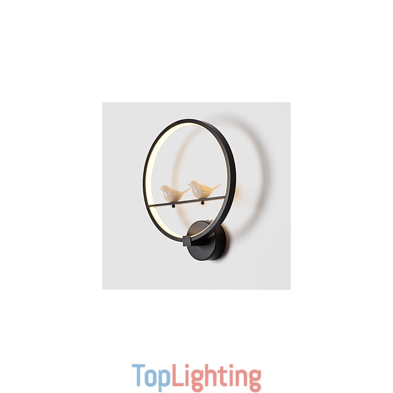 The Bedroom Wall Lamp Bedside Lamp And Creative Personality Of Modern Minimalist Circular Stairs Corridor Wall Lamp