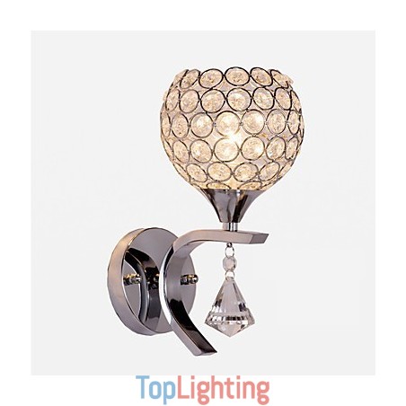 Max Crystal Modern Contemporary Electroplated Feature for Crystal Ambient Light Wall Sconces Wall Light Max Crystal Modern Contemporary Electroplated Feature for Crystal Ambient Light Wall Sconces Wall Light