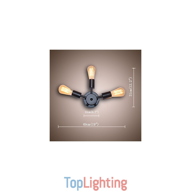 Retro Wall Lamp Balcony Staircase Originality Personality Bar Decorative Wall Lamp Home Decoration Lighting