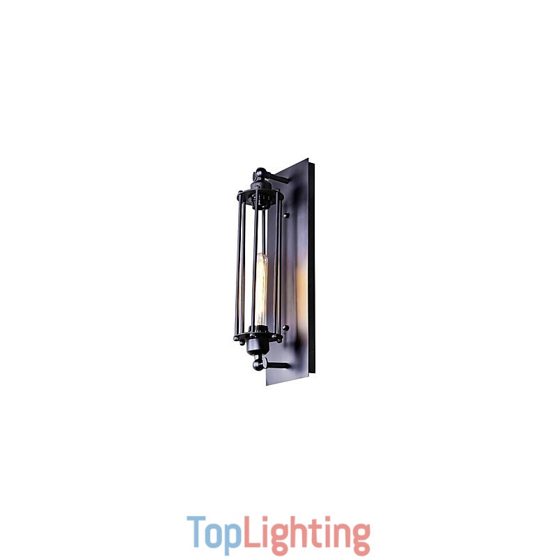 Rustic Lodge Country Retro Vintage Painting Feature for Mini Style Ambient Light Wall Sconces Wall Light