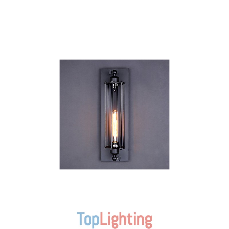 Rustic Lodge Country Retro Vintage Painting Feature for Mini Style Ambient Light Wall Sconces Wall Light