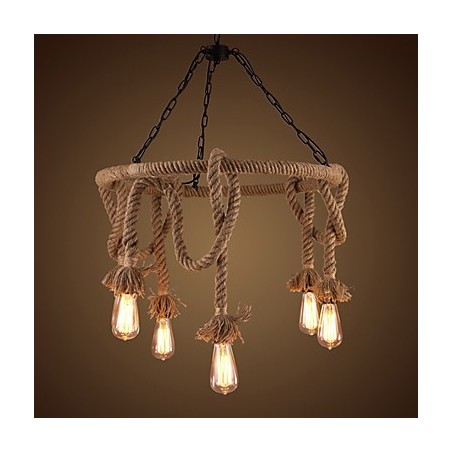 American Country Hemp Chandelier American Country Hemp Chandelier