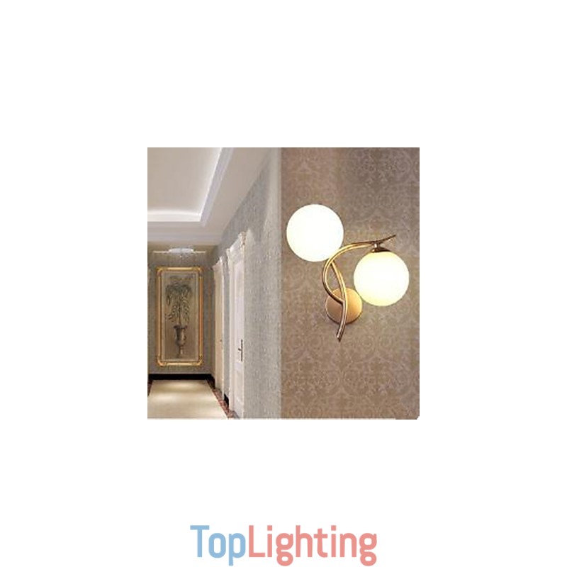 Modern Fashion Wall Lamp Iron Art Bedroom Bed Wall Lamp Dining Room Study Hall Lamp