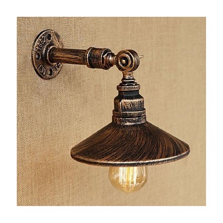 Industrial Style Nordic Water Pipe Wall Lamp Wall Light Brown Ancient Industrial Style Nordic Water Pipe Wall Lamp Wall Light Brown Ancient