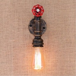 Nostalgia Simple Water Pipe Decorative Small Wall Lamp Wall Light