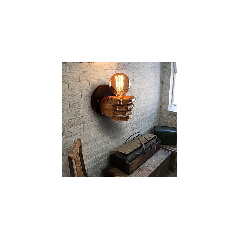 Rustic Lodge Painting Feature for Ambient Light Wall Sconces Wall Light