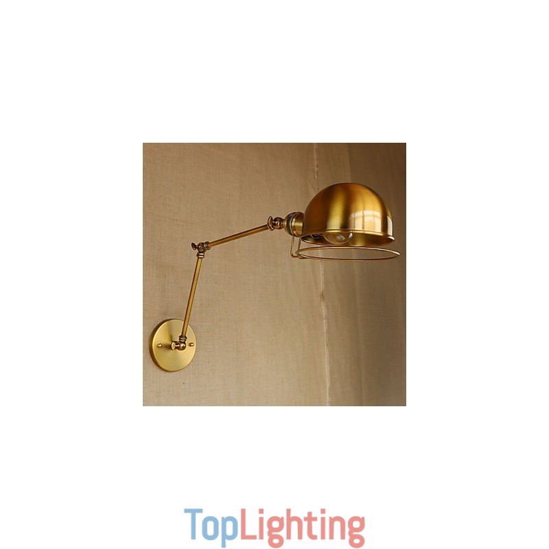 Industrial Retro European Style Village Character Lighting Decorative Wall Lamp Iron arm