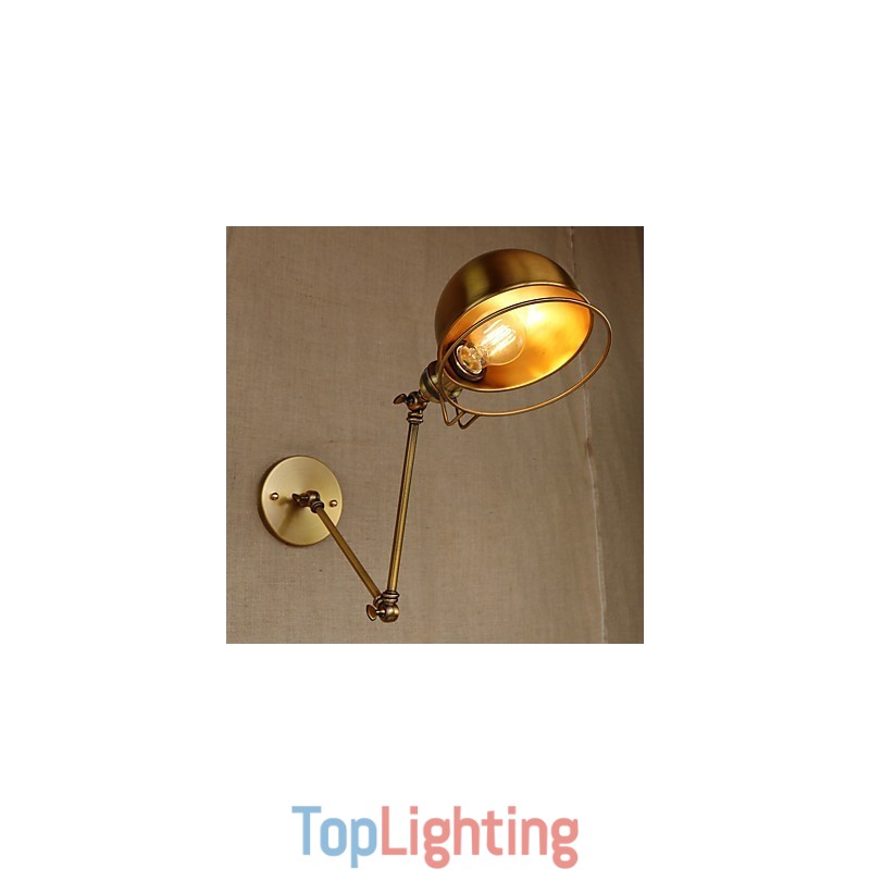 Industrial Retro European Style Village Character Lighting Decorative Wall Lamp Iron arm