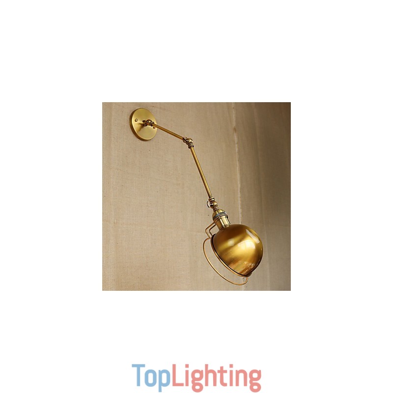 Industrial Retro European Style Village Character Lighting Decorative Wall Lamp Iron arm