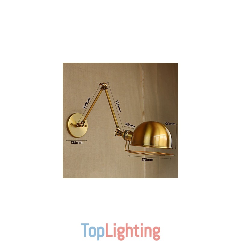 Industrial Retro European Style Village Character Lighting Decorative Wall Lamp Iron arm