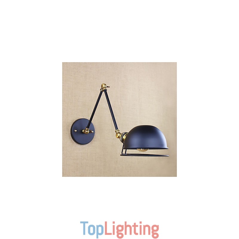 Industrial Retro European Style Village Character Lighting Decorative Wall Lamp Iron arm