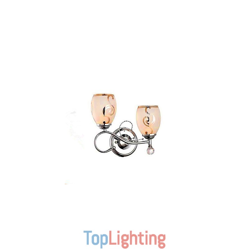 Modern Contemporary Electroplated Feature for Crystal Mini Style Ambient Light Wall Sconces
