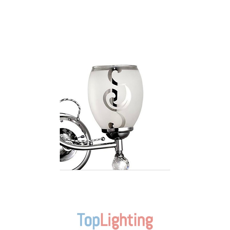 Modern Contemporary Electroplated Feature for Crystal Mini Style Ambient Light Wall Sconces