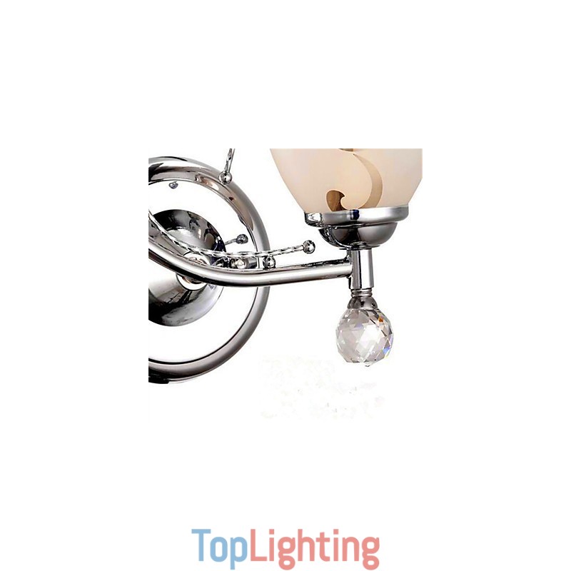 Modern Contemporary Electroplated Feature for Crystal Mini Style Ambient Light Wall Sconces
