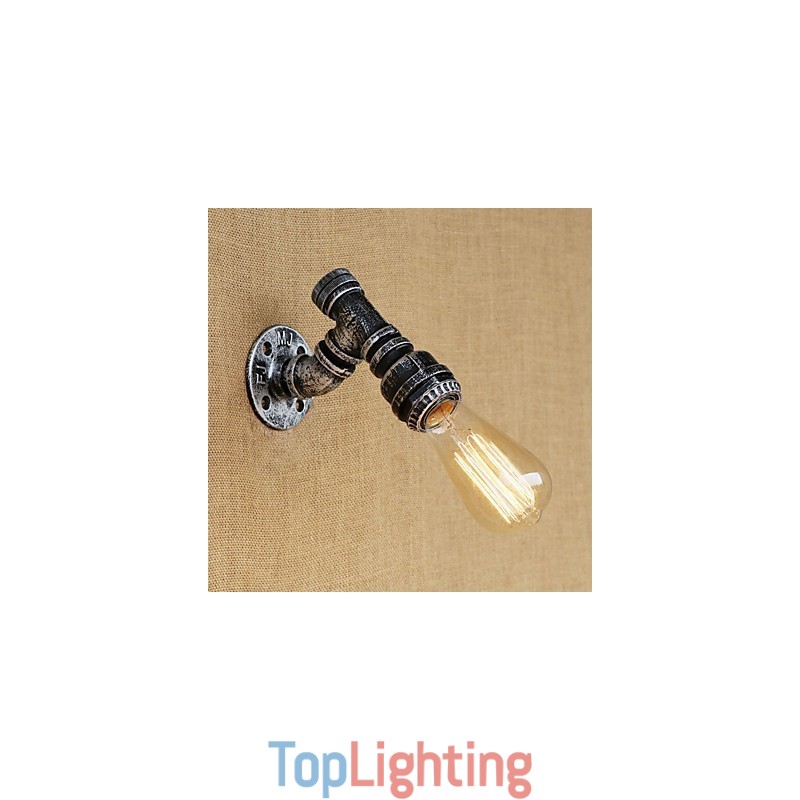 Country Retro Vintage Painting Feature for Mini Style Ambient Light Wall Sconces Wall Light