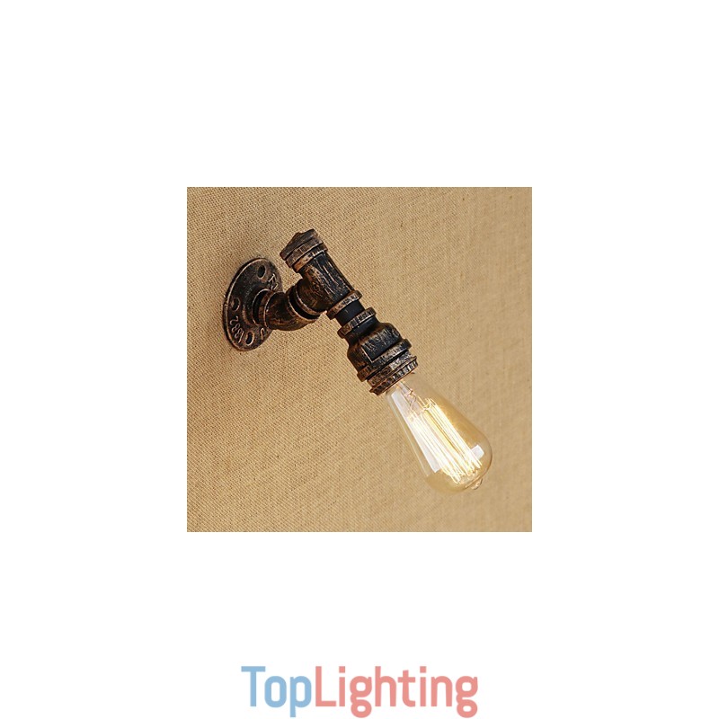 Country Retro Vintage Painting Feature for Mini Style Ambient Light Wall Sconces Wall Light