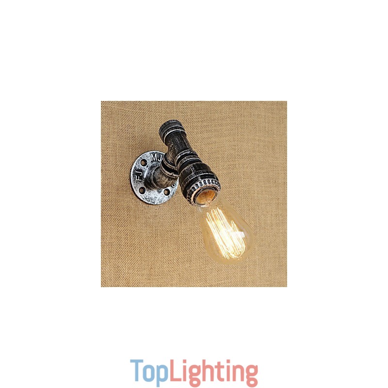 Country Retro Vintage Painting Feature for Mini Style Ambient Light Wall Sconces Wall Light