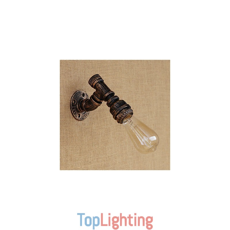 Country Retro Vintage Painting Feature for Mini Style Ambient Light Wall Sconces Wall Light