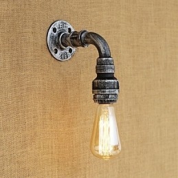 Country Retro Vintage Painting Feature for Mini Style Ambient Light Wall Sconces Wall Light