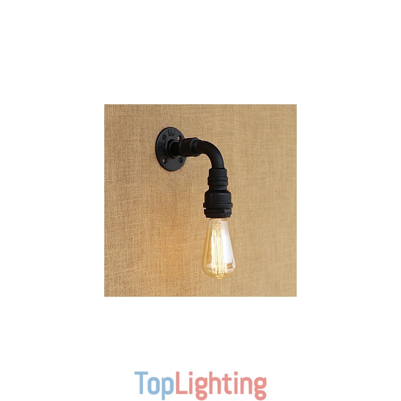 Country Retro Vintage Painting Feature for Mini Style Ambient Light Wall Sconces Wall Light