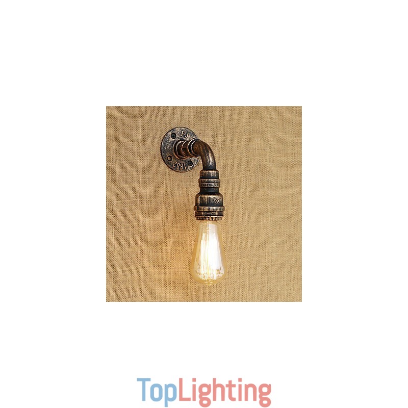 Country Retro Vintage Painting Feature for Mini Style Ambient Light Wall Sconces Wall Light