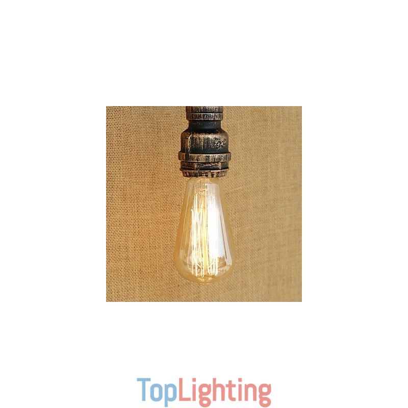 Country Retro Vintage Painting Feature for Mini Style Ambient Light Wall Sconces Wall Light