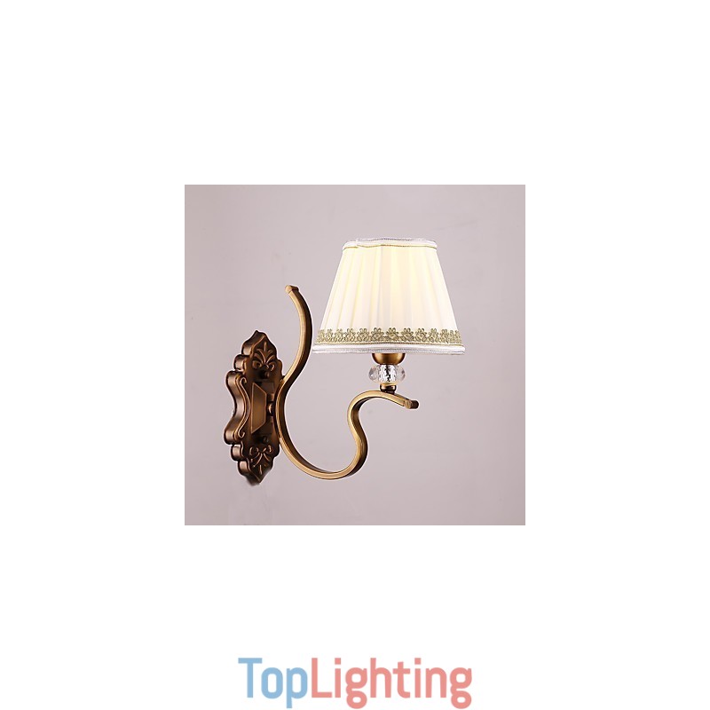 Traditional Classic Electroplated Feature for Eye Protection Downlight Wall Sconces Wall Light