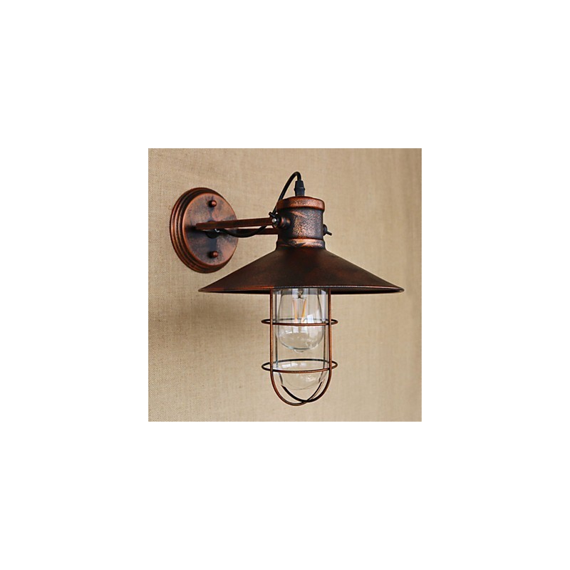 Rustic Lodge Country Retro Painting Feature for Mini Style Downlight Wall Lights