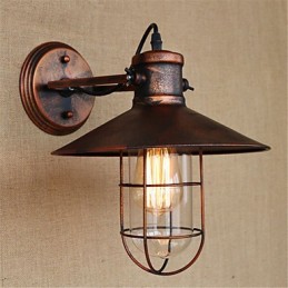 Rustic Lodge Country Retro Painting Feature for Mini Style Downlight Wall Lights