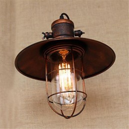 Rustic Lodge Country Retro Painting Feature for Mini Style Downlight Wall Lights