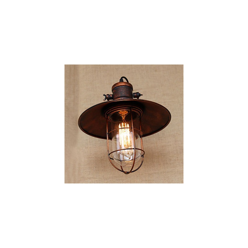 Rustic Lodge Country Retro Painting Feature for Mini Style Downlight Wall Lights