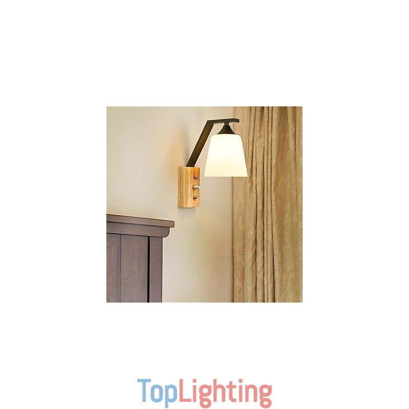 Modern Contemporary Country Retro Painting Feature for Mini Style Eye Protection Wall Lights