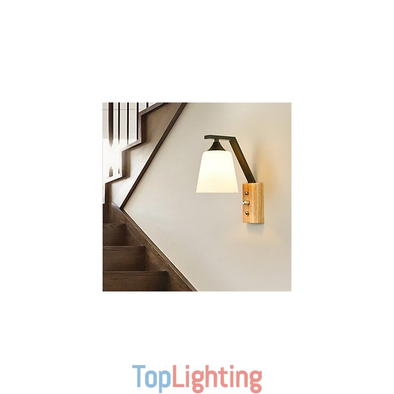 Modern Contemporary Country Retro Painting Feature for Mini Style Eye Protection Wall Lights