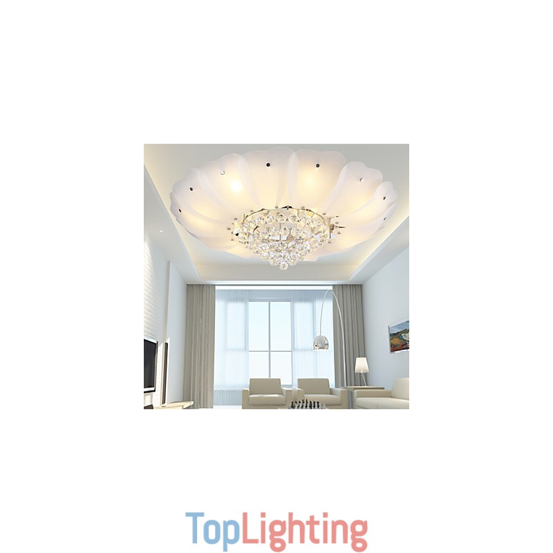 Flush Mount Crystal Modern Contemporary Traditional Classic Metal