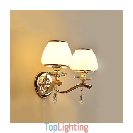 Modern Contemporary Electroplated Feature for Crystal Ambient Light Wall Sconces Wall Light Modern Contemporary Electroplated Feature for Crystal Ambient Light Wall Sconces Wall Light