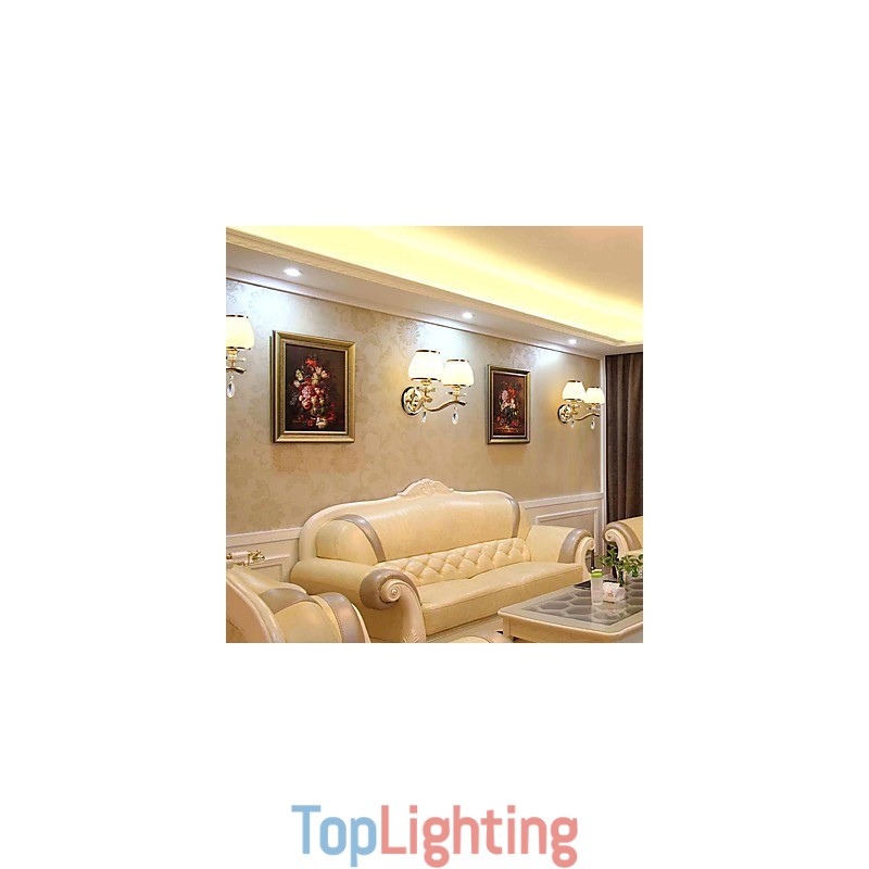 Modern Contemporary Electroplated Feature for Crystal Ambient Light Wall Sconces Wall Light